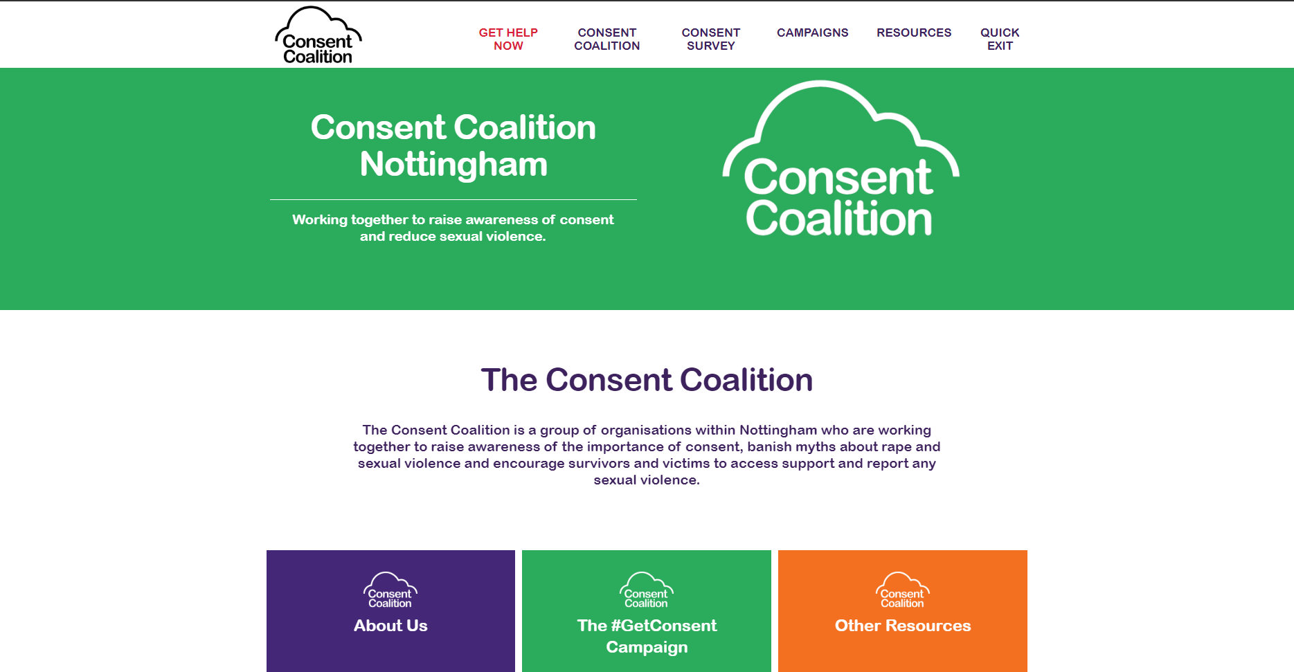 Consent Coalition Website